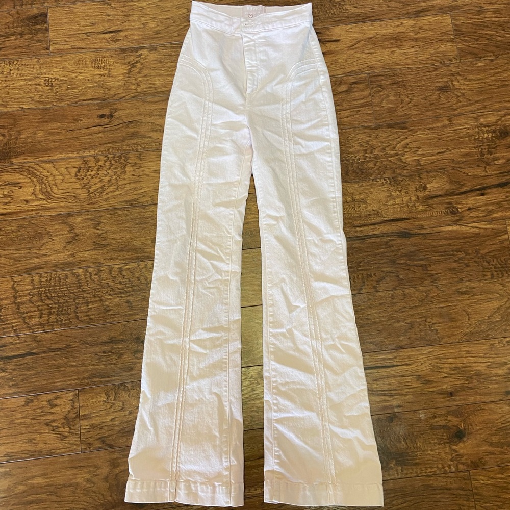 SOLD ON DEPOP Revice denim roller girl flares in candy crush